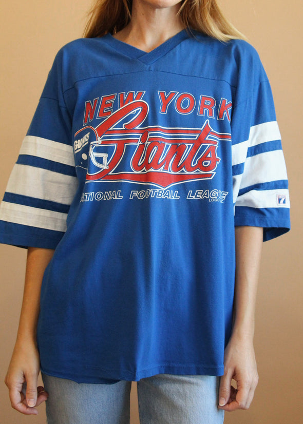 Vintage 1980s New York Giants Jersey Tee