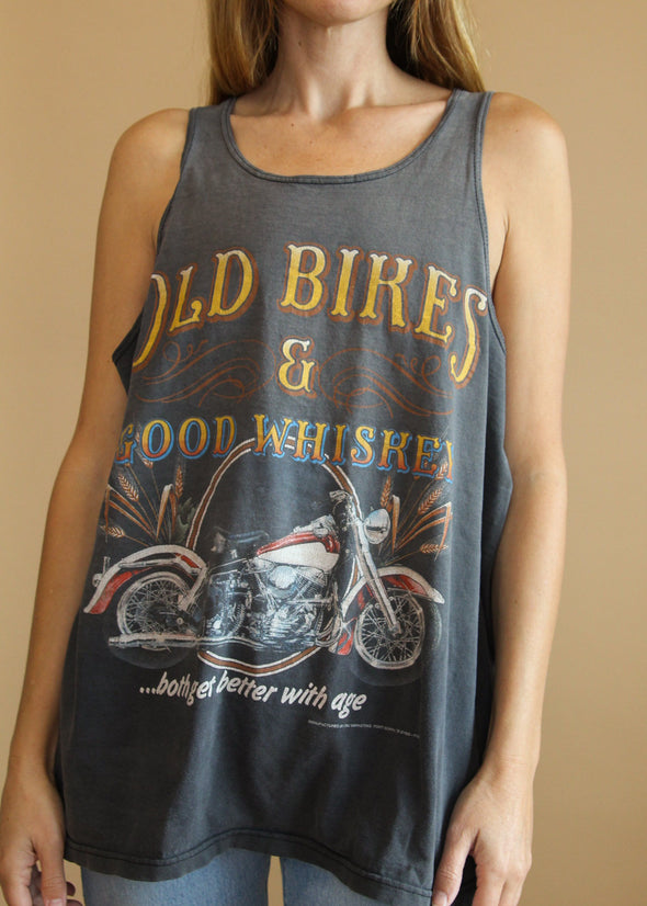 Vintage 1993 Old Bikes and Good Whiskey Florida Tank