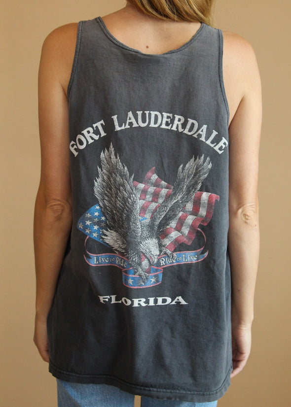 Vintage 1993 Old Bikes and Good Whiskey Florida Tank