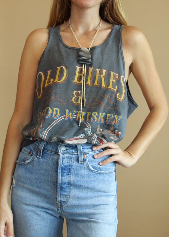 Vintage 1993 Old Bikes and Good Whiskey Florida Tank