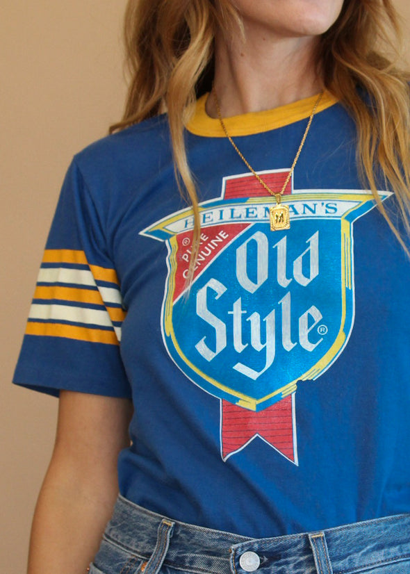 Vintage 80's Heileman's Old Style Beer Tee
