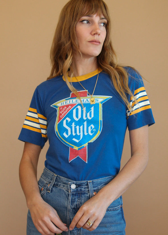 Vintage 80's Heileman's Old Style Beer Tee