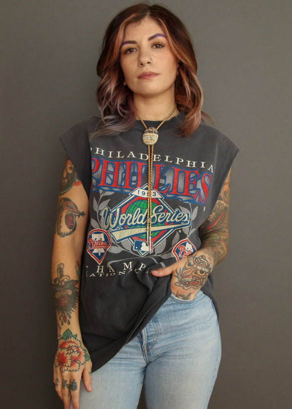Vintage 1993 Phillies World Series Muscle Tank