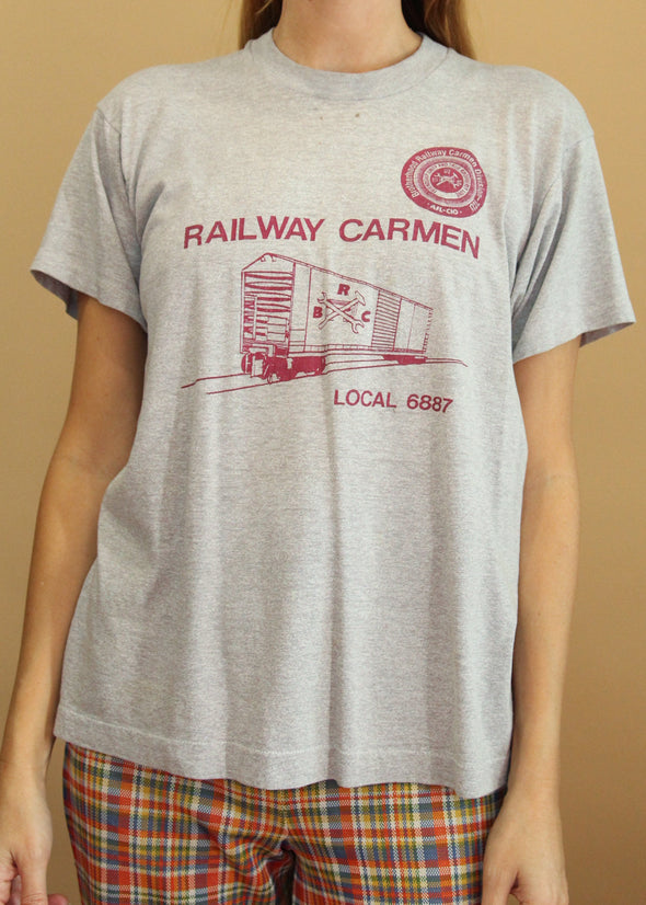 Vintage 1980's Railway Carmen Tee