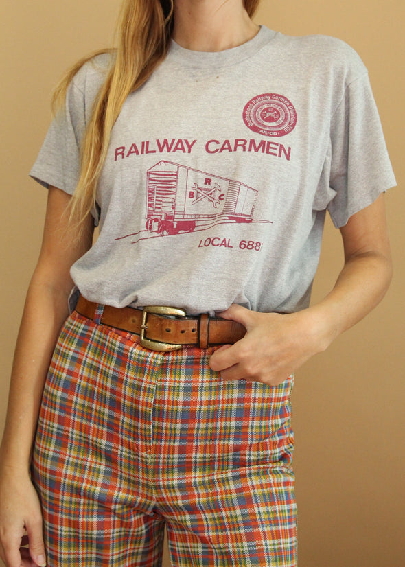 Vintage 1980's Railway Carmen Tee