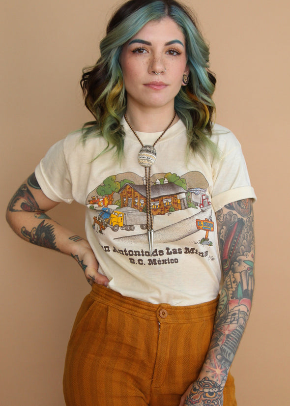 Vintage 1980s San Antonio de Las Minas Mexico Tee