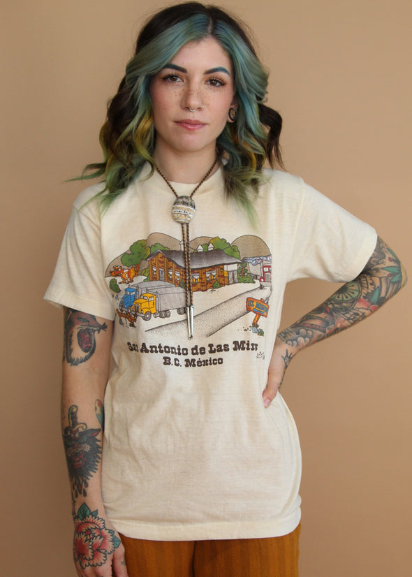 Vintage 1980s San Antonio de Las Minas Mexico Tee
