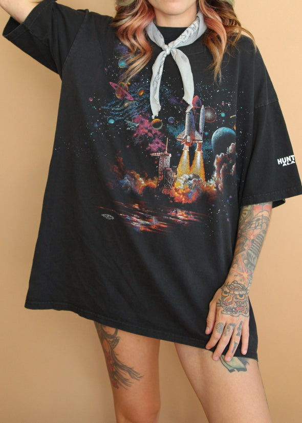 Vintage 1990's Space Launch Alabama Tee
