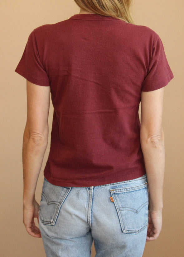 Vintage 70s/80s Silver Springs Falcons Track Tee