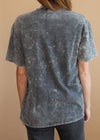 Vintage 1980s Stone Wash Harley Mock Neck Tee
