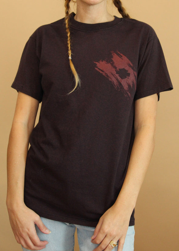 Vintage 1993 Striped Harley Tee