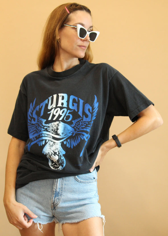 Vintage 1995 Sturgis Black Hills Rally Tee