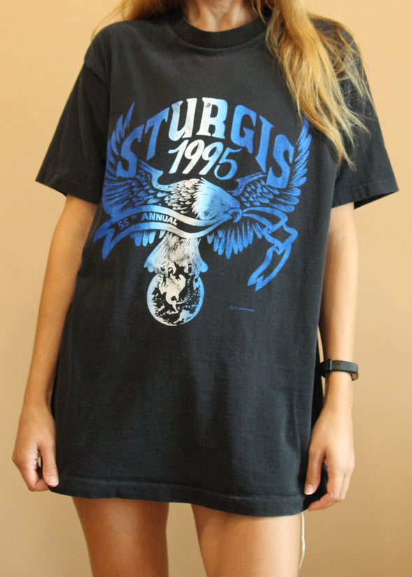 Vintage 1995 Sturgis Black Hills Rally Tee
