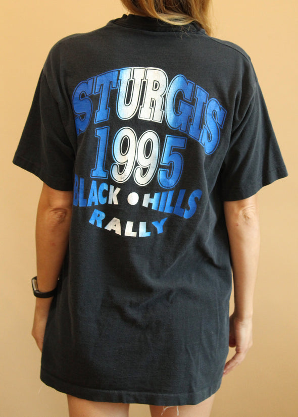 Vintage 1995 Sturgis Black Hills Rally Tee