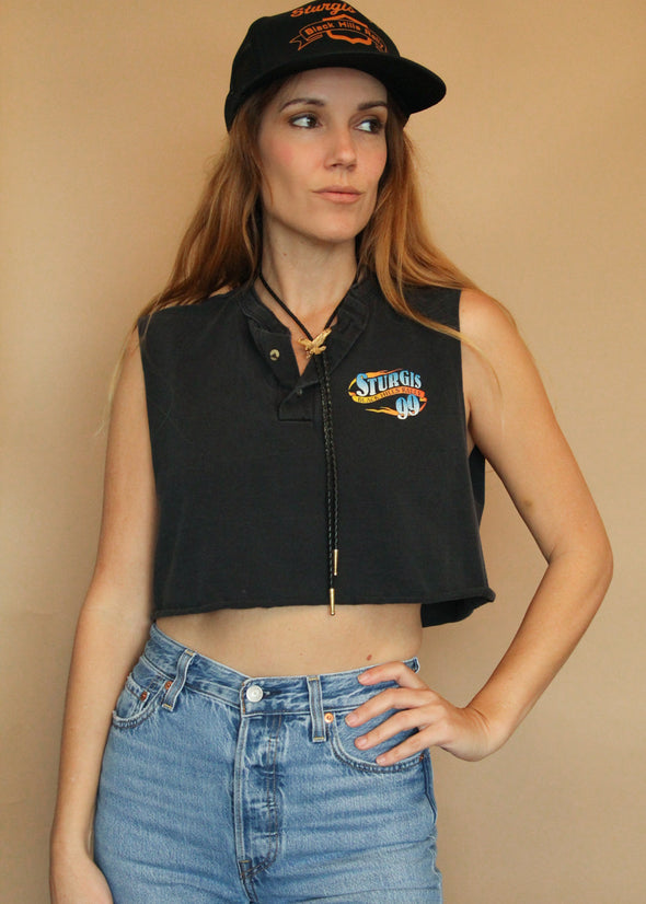 Vintage 1999 Sturgis Cropped Tank