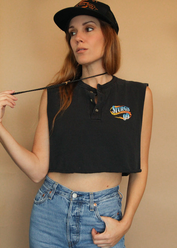 Vintage 1999 Sturgis Cropped Tank