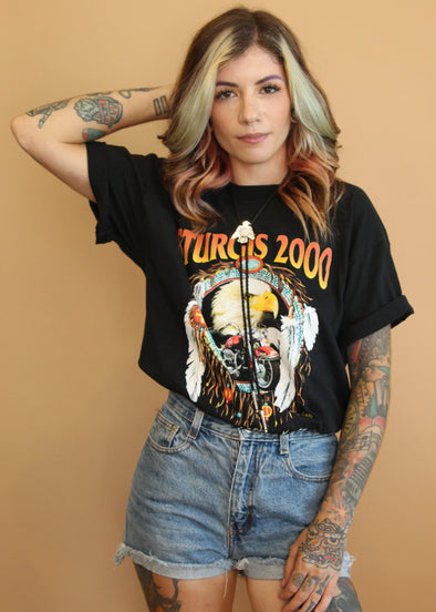 Vintage Y2K Sturgis Eagle Tee