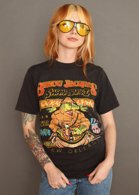 Vintage 1988 New Orleans Swamp Safari Tee