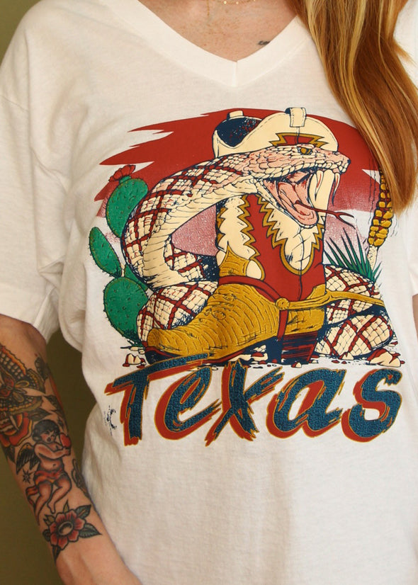 Vintage 80s/90s Texas V Neck