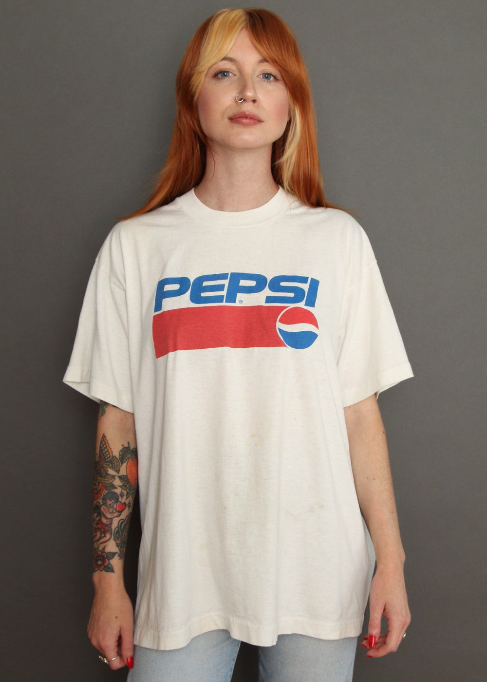 Pepsi vintage t top shirt