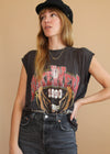 Vintage 1990 Paper Thin Trashed Harley Bike Week Tank
