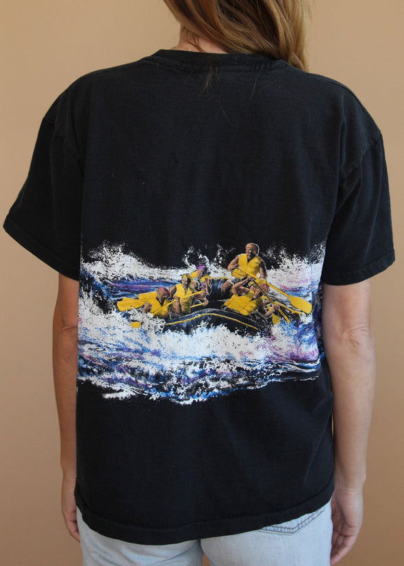 Vintage 1990 Montana White Water Tee