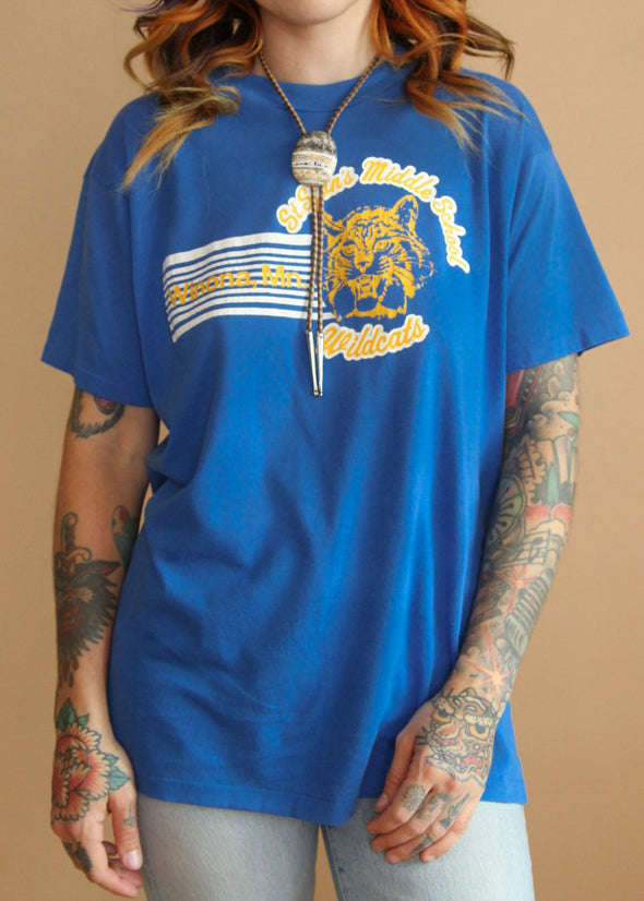 Vintage 1980's Wildcats Tee