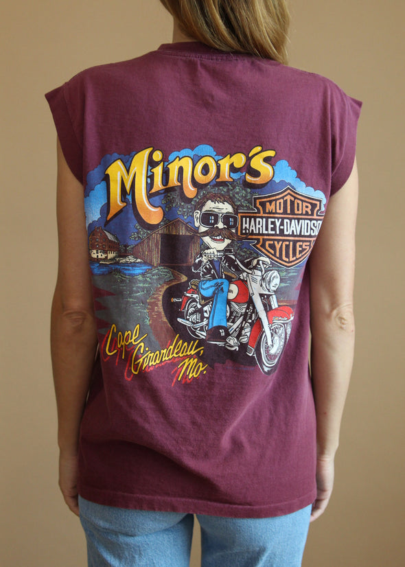 Vintage 1991 Minor's Harley Eagle Tank
