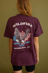 Vintage 90s 3D Emblem Wolf Biker tee