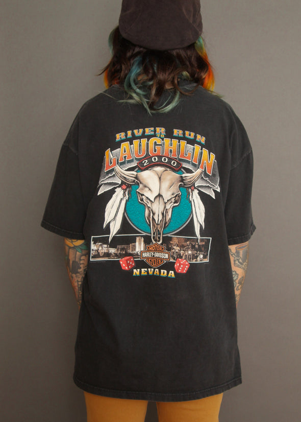 Y2K Harley-Davidson River Run Laughlin Tee