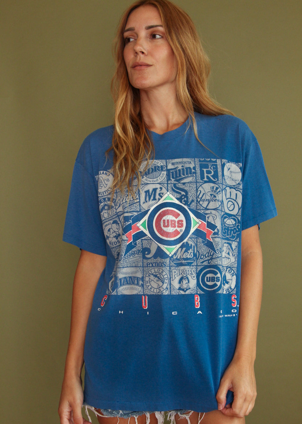 Vintage 1992 Chicago Cubs MLB Baseball T-Shirt 