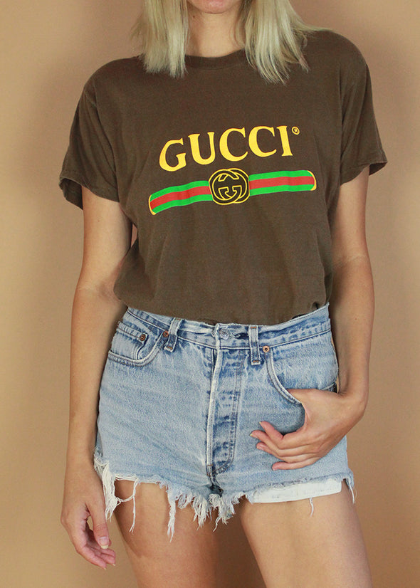 Vintage Bootleg Gucci Tee