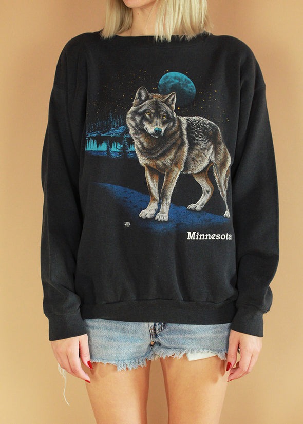 Vintage Minnesota Wolf Sweatshirt