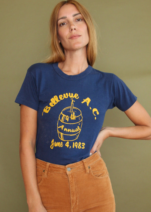 Vintage 1983 Bellevue A.C Tee