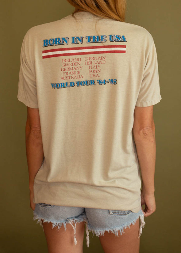 Vintage 1984 Bruce Springsteen Born in the USA Tour Tee