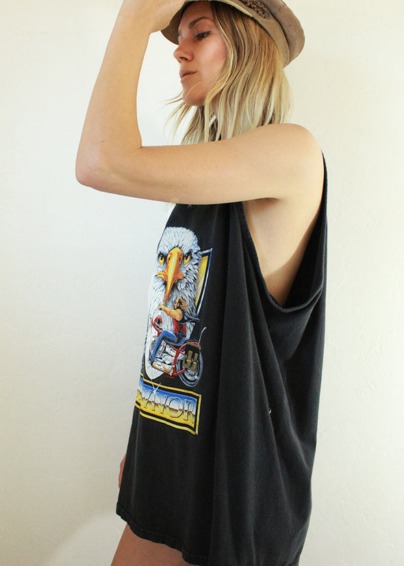 Vintage 90s Survivor Eagle Tank
