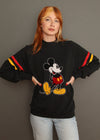 Vintage Mickey Striped Sweatshirt