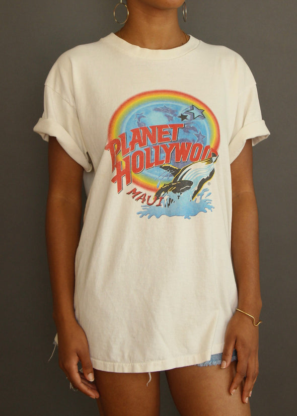 Vintage 90s Planet Hollywood Maui Tee