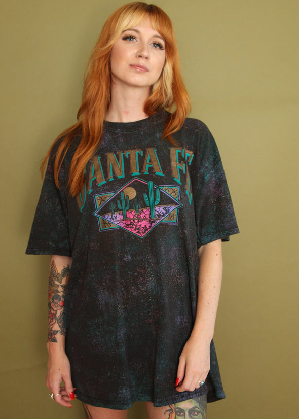 Vintage 90s Santa Fe Glitter Tee