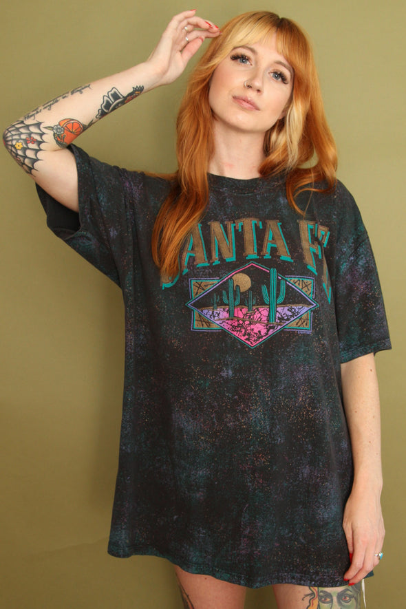 Vintage 90s Santa Fe Glitter Tee