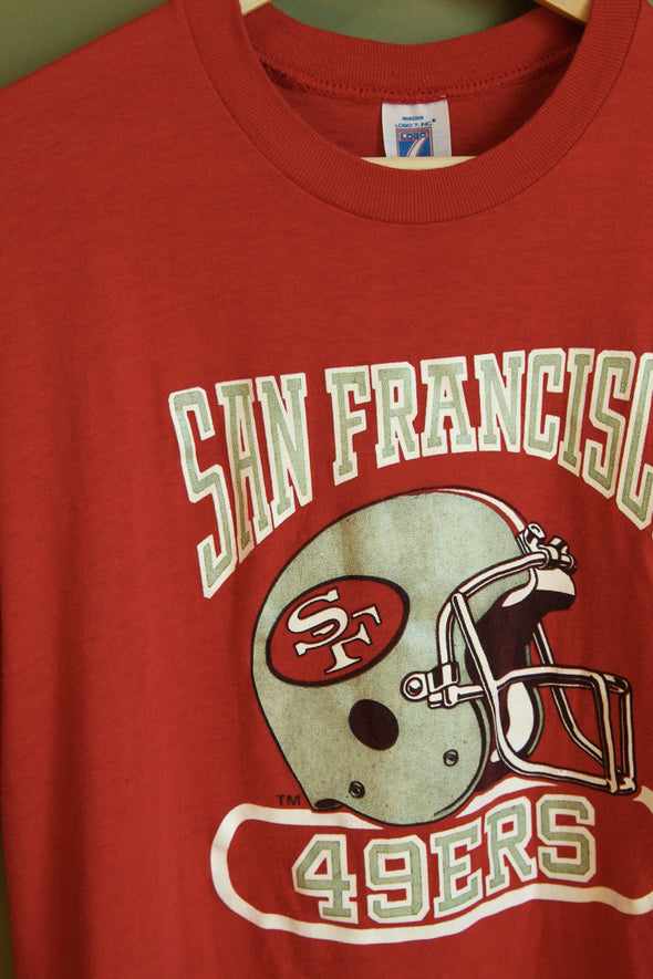 Vintage 1980s San Francisco 49ers Red Tee