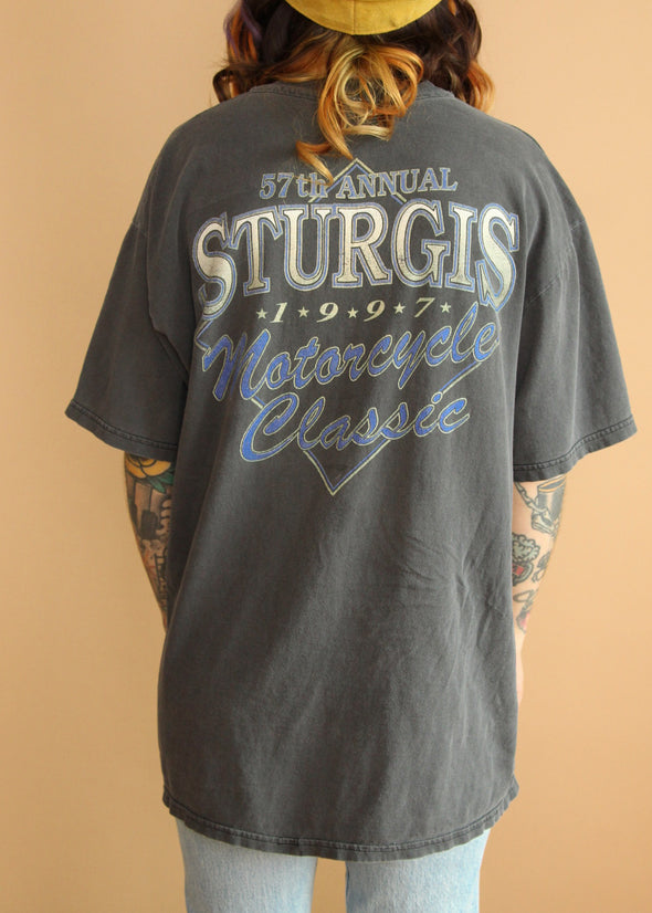 Vintage 1997 Faded and Trashed Sturgis Shirt