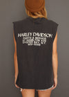 Vintage 80s/90s Faded and Distressed V Twin Harley Tank