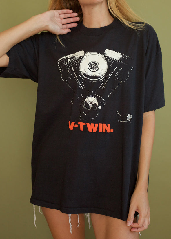 Vintage 1988 V-Twin Harley Tucson Tee