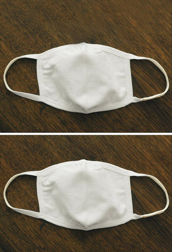 White Cotton Mask- 2 Pack