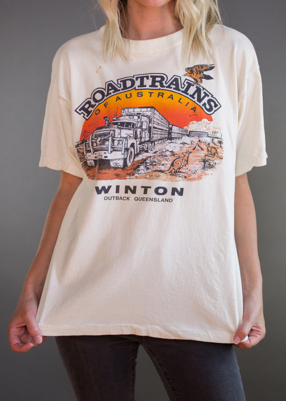 Vintage 90s Roadtrains Tee