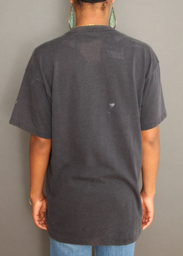 Vintage 90s Grungy Wolf Canada Tee