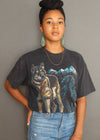 Vintage 90s Grungy Wolf Canada Tee