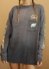 Vintage 2000 The Lost Resort Bike Week Long Sleeve Pocket Tee