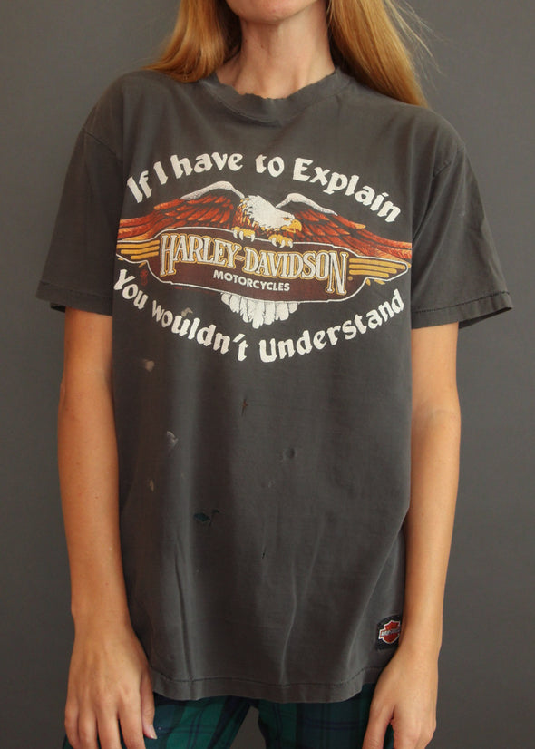 Vintage 1983 Harley You Wouldn't Understand Tee
